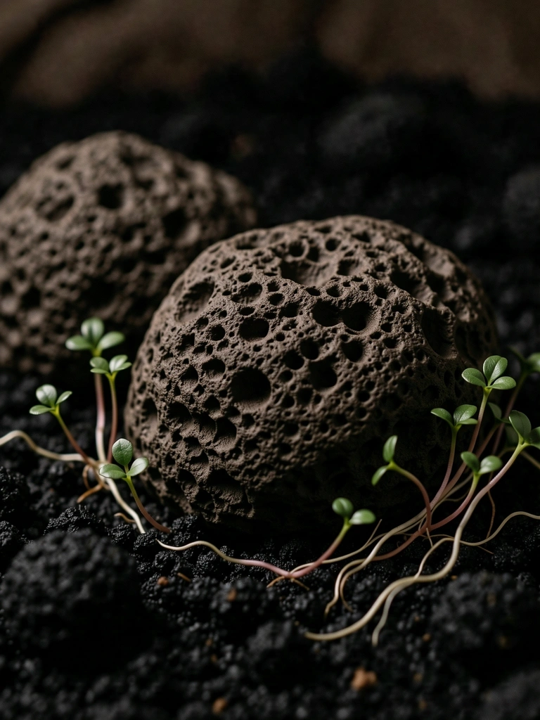 Volcanic soil purity